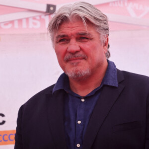 David Douillet - Le prince de Monaco et D.Douillet donnent le départ de la course cycliste Sapaudia Monoïkos, entre Monaco et Albertville, le 20 juin 2022. © Claudia Albuquerque / Bestimage