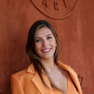 Camille Cerf, Miss France 2015 au village (jour 14) lors des Internationaux de France de Tennis de Roland Garros 2022 à Paris, France, le 4 juin 2022. © Dominique Jacovides/Bestimage 