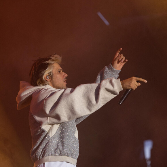 Orelsan en concert au festival Solidays à l'hippodrome de Longchamp à Paris, France, le 24 juin 2022. © Jeremy Melloul/Bestimage