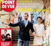 Louis Sarkozy et sa femme Natali Husic en couverture de "Point de Vue", numéro du 12 octobre 2022.