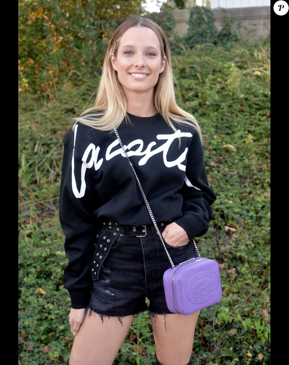 Ilona Smet - Front Row du défilé Lacoste Collection Prêt-à-Porter Printemps/Eté 2020 lors de la Fashion Week de Paris, le 1er octobre 2019. © Veeren Ramsamy-Christophe Clovis/Bestimage