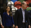 Le prince William, prince de Galles, et Catherine (Kate) Middleton, princesse de Galles, visitent la Copper Box Arena du Queen Elizabeth Olympic Park, pour participer à un événement avec Coach Core, qui fête ses 10 ans, à Londres, Royaume Uni. 