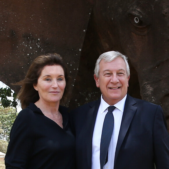 Rendez-vous avec Richard Attias et sa femme Cécilia en marge du sommet One Planet à Nairobi, Kenya le 14 mars 2019. © Dominique Jacovides / Bestimage