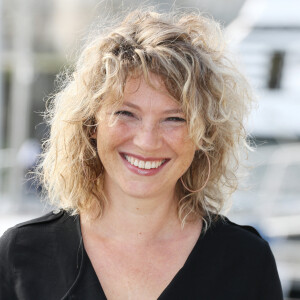 Cécile Bois - Photocall du téléfilm "Meurtre à Sarlat" lors de la 19ème édition du Festival de la Fiction TV de la Rochelle, France, le 16 septembre 2017. © Patrick Bernard/Bestimage.