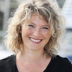 Cécile Bois - Photocall du téléfilm "Meurtre à Sarlat" lors de la 19ème édition du Festival de la Fiction TV de la Rochelle, France, le 16 septembre 2017. © Patrick Bernard/Bestimage.