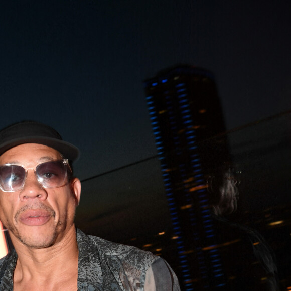 Exclusif - JoeyStarr - Soirée pour l'ouverture du Skybar de l'hôtel Pullmann Montparnasse à Paris le 28 juin 2022. © Rachid Bellak/Bestimage 