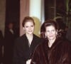 La princesse Victoria de Suède et la reine Silvia de Suède - Dîner à l'ambassade de Russie de Stockholm le 3 décembre 1997