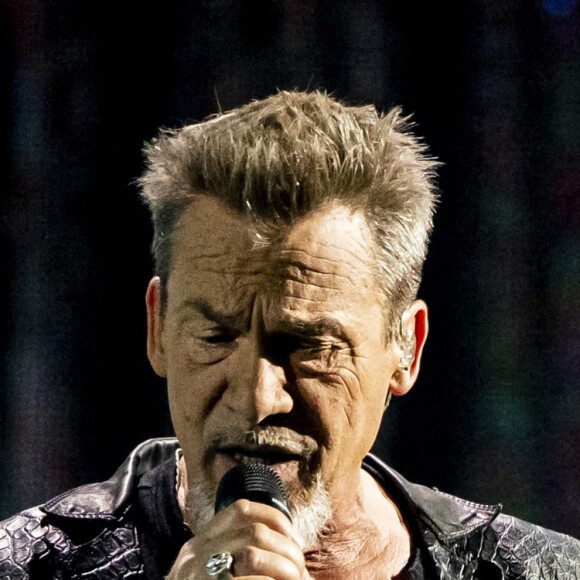 Exclusif - Florent Pagny - Concert hommage à Johnny Hallyday "Que je t'aime" à l'AccorHotels Arena Paris Bercy à Paris. Le 14 septembre 2021 © Borde-Jacovides-Moreau / Bestimage
