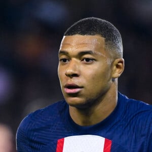 Kylian Mbappé - Match de Ligue 1 Uber Eats "PSG -OM" (1-0) au Parc des Princes à Paris le 16 octobre 2022.