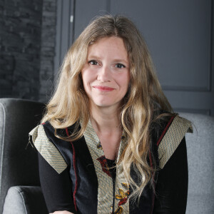 Exclusif - Magalie Madison lors d'un rendez-vous pour la piece " Derniers Baisers " au théâtre de la Grande Comédie à Paris le 18 Avril 2019. © Denis Guignebourg / Bestimage