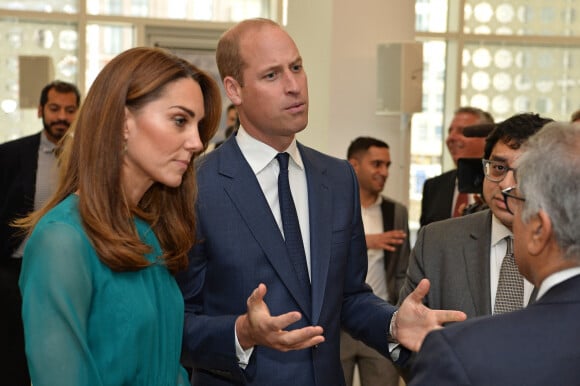 Le prince William, duc de Cambridge, et Kate Middleton, duchesse de Cambridge, arrivent au centre culturel Aga Khan à Londres, le 2 octobre 2019. Sur place, le couple princier a été accueilli par le prince Karim Aga Khan IV. 