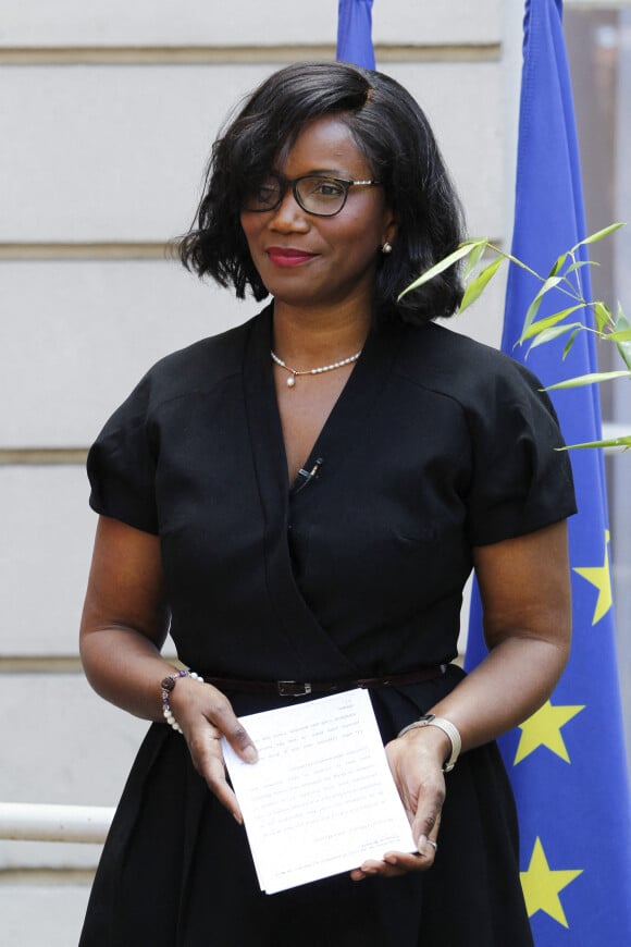 Elisabeth Moreno - Cérémonie de passation de pouvoir place Beauvau à Paris le 7 juillet 2020.
