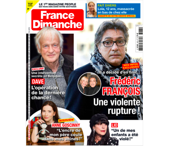 Le magazine France Dimanche du 21 octobre 2022