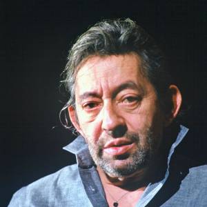 Serge Gainsbourg à Paris en 1988.