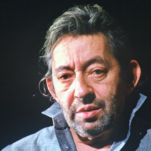Serge Gainsbourg à Paris en 1988.