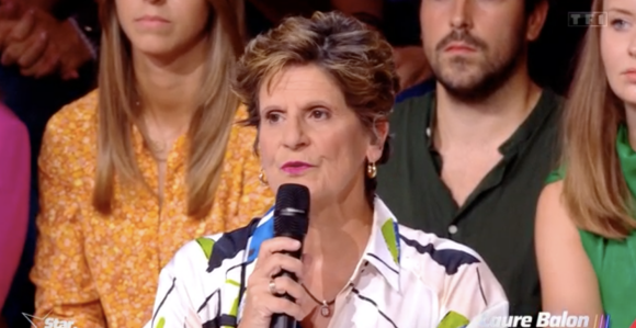 Laure Balon, la professeure d'expression scénique, lors du prime de la "Star Academy" - Emission du 22 octobre 2022, TF1