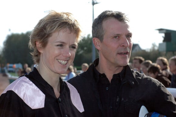 Archives - Anne Richard et Frédéric van den Driessche lors du 16e édition des "Trophées Epona" à Cabourg, le 11 octobre 2009. 