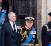 Le prince William, prince de Galles, Le prince Andrew, duc d'York, Le roi Charles III d'Angleterre, le prince Edward, comte de Wessex et La princesse Anne - Funérailles d'Etat de la reine Elizabeth II d'Angleterre, à Londres, Royaume Uni, le 19 septembnre 2022. 
