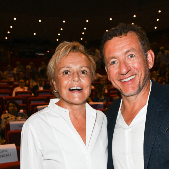 Muriel Robin et Dany Boon - Soirée d'ouverture du festival au théâtre et projection du film "Une belle course" lors du 15e festival du film francophone d'Angoulême le 23 août 2022. © Coadic Guirec / Bestimage 
