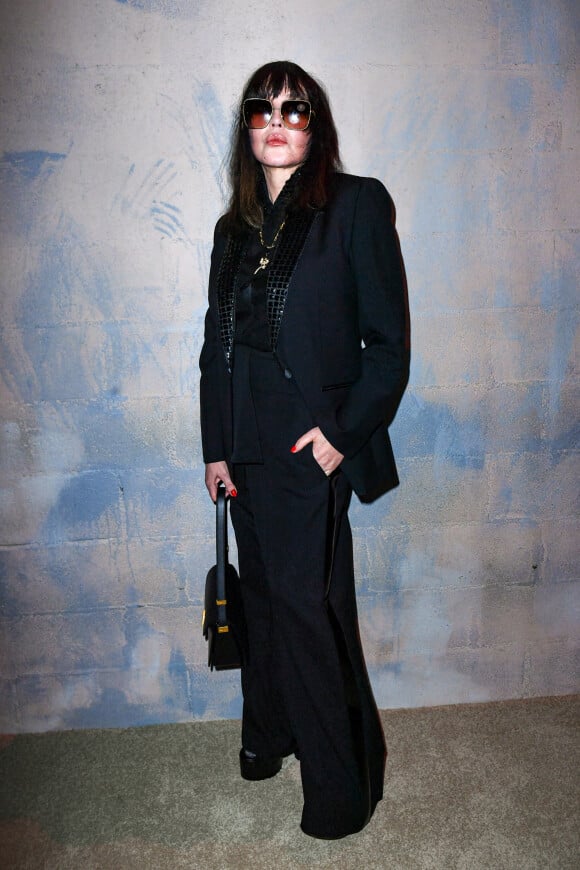 Isabelle Adjani - Front Row du défilé Lanvin Collection Femme Prêt-à-porter Printemps/Eté 2023 lors de la Fashion Week de Paris (PFW), le 3 octobre 2022. © Veeren-Clovis/Bestimage