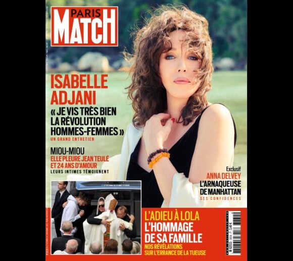 Retrouvez l'interview intégrale d'Isabelle Adjani dans le magazine Paris Match, n° 3834, du 27 octobre 2022.