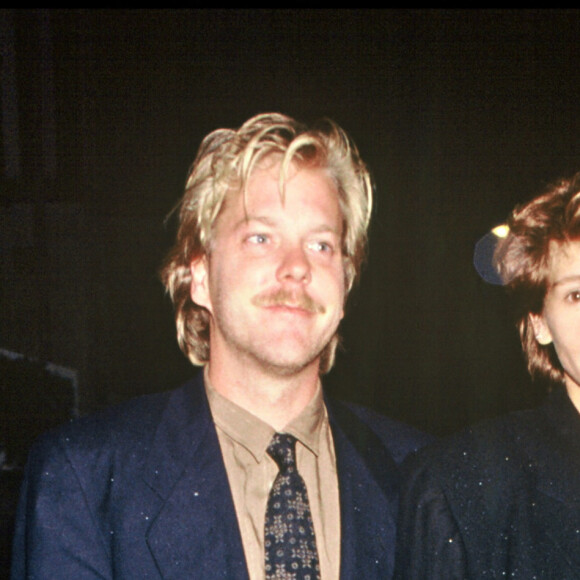 Julia Roberts et Kiefer Sutherland au Festival de Deauville 1990.