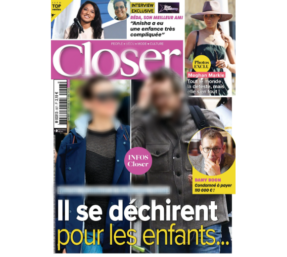 Couverture du magazine "Closer" du vendredi 28 octobre 2022