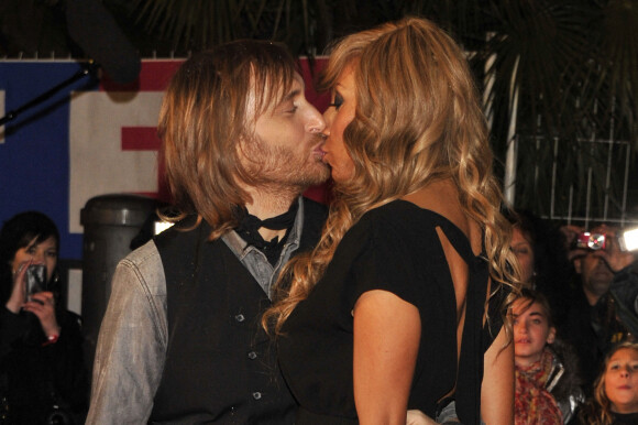 David et Cathy Guetta - Red Carpet NRJ Music Awards au palais des festivals de Cannes le 29 janvier 2012