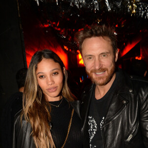 Exclusif - David Guetta et sa compagne Jessica Ledon - People au club "L'Arc" à Paris le 26 septembre 2018. © Rachid Bellak / Bestimage 