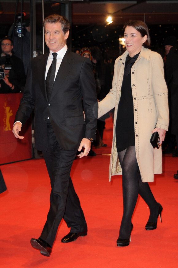 Pierce Brosnan et Olivia Williams lors de la 60e Berlinale où le dernier film de Polanski, The Ghost Writer, a été projeté, le 12 février 2010.