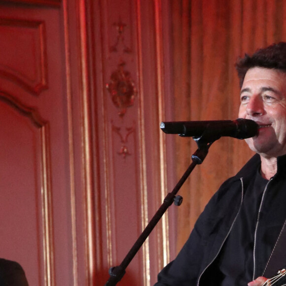 Concert privé de Patrick Bruel durant le 35ème Dîner de Gala "Vaincre le cancer" au profit de la lutte contre les cancers au Cercle de l'Union Interalliée à Paris, France, le 29 Octobre 2022. © Bertrand Rindoff / Bestimage
