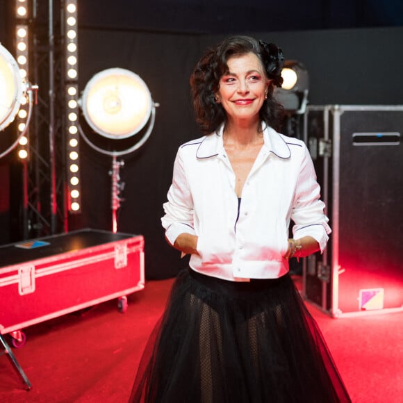 Exclusif - La chanteuse Lio - Backstage de l'enregistrement de l'émission "300 choeurs chantent Les tubes d'un jour" à Paris, qui sera diffusée le 19 mars 2021 sur France 3. Le 16 septembre 2020 