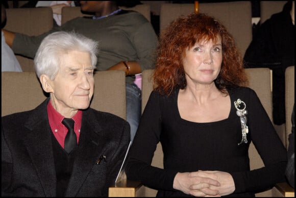 Alain Resnais et Sabina Azéma en 2007 lors de la cérémonie des prix Henri Langlois