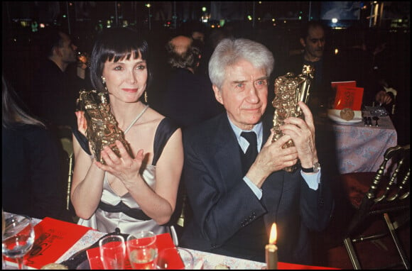 Alain Resnais et Sabina Azéma lors de la soirée des César en 1994