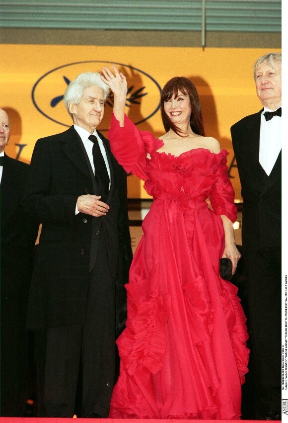 Alain Resnais et Sabina Azéma au Festival de Cannes 2002