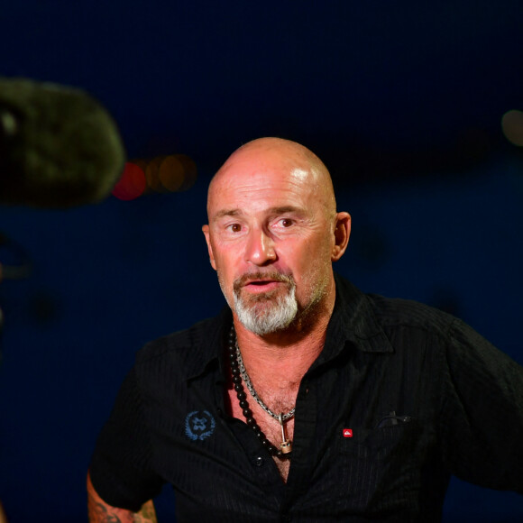 Exclusif - Vincent Lagaf' - Soirée Marcel Campion au restaurant La Bouillabaisse Plage de Saint-Tropez, France, le 7 août 2019. © Rachid Bellak/Bestimage