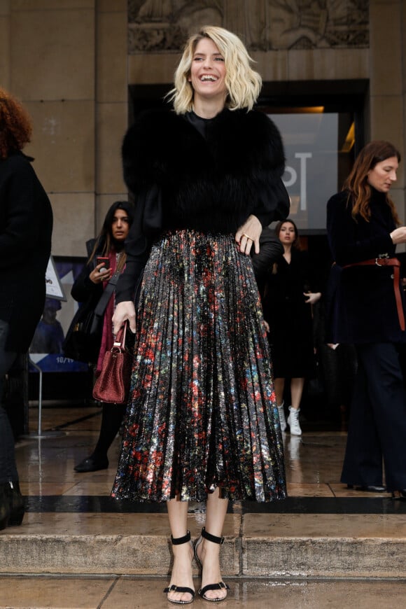 Alice Taglioni - Arrivées au défilé de mode Haute-Couture printemps-été 2019 "Elie Saab" à Paris. Le 23 janvier 2019 © Veeren-CVS / Bestimage 