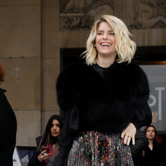 Alice Taglioni - Arrivées au défilé de mode Haute-Couture printemps-été 2019 "Elie Saab" à Paris. Le 23 janvier 2019 © Veeren-CVS / Bestimage 