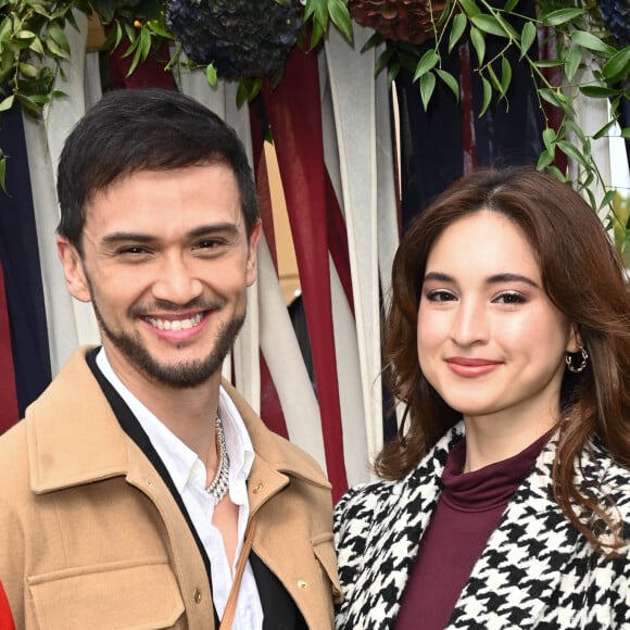 Billy Crawford avec son amie - Qatar Prix de l'Arc de Triomphe à l'hippodrome Paris Longchamp le 2 octobre 2022. © Coadic Guirec/Bestimage/Bestimage