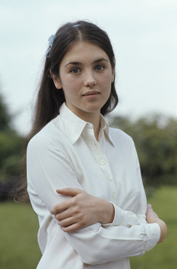 En France, à Paris, Isabelle Adjani le 12 juin 1972.