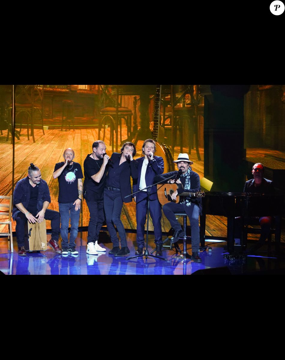 Exclusif - Tryo, Cali, Benabar, Nicolas Peyrac - Surprises - Enregistrement de l'émission "La boîte à secrets 12". Le 5 octobre 2021. © Rubens Hazon / Bestimage