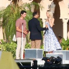 Donald Trump et son clan réunis pour la fête de mariage de Tiffany Trump à Mar-a-Lago, Palm Beach en Floride le 11 novembre 2022.