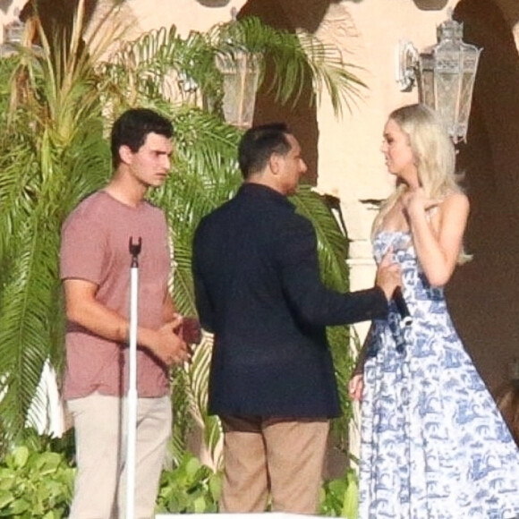 Donald Trump et son clan réunis pour la fête de mariage de Tiffany Trump à Mar-a-Lago, Palm Beach en Floride le 11 novembre 2022.