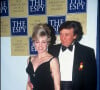 Archives - Donald Trump et Marla Maples à la soirée des Oscars du sport.
