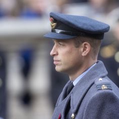 Le prince William, prince de Galles, lors du "Remembrance Sunday Service" à Londres, Royaume Uni, le 13 novembre 2022.