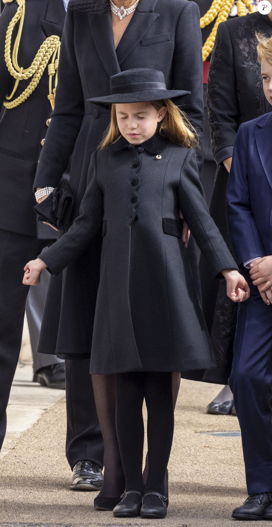 La Princesse Charlotte De Galles Procession Du Cercueil De La Reine