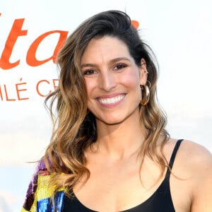 Laury Thilleman - Photocall lors du défilé Etam Croisière 2022 au Domaine de Murtoli, Corse  © Rachid Bellak / Bestimage 