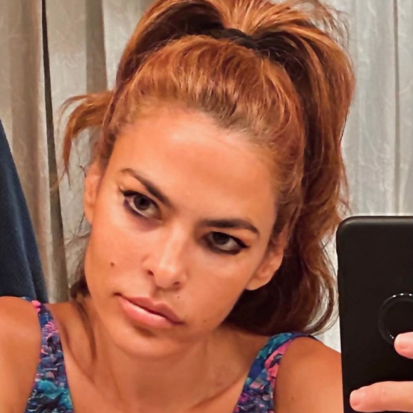 Eva Mendes en août 2020.