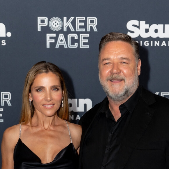 Elsa Pataky, Russel Crowe à la première du film "Poker Face" à Sydney, le 15 novembre 2022. 