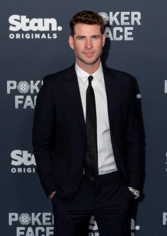 Liam Hemsworth à la première du film "Poker Face" à Sydney, le 15 novembre 2022. 